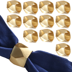 2024 Top Deal Napkin <b>Ring</b> Golden Finished Round Shaped Napkin <b>Ring</b> for Wedding and Christmas Table Decor by <b>Indian</b> Exporters - Product Image 4