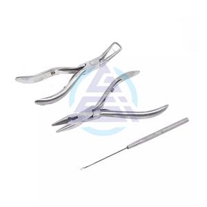 Stainless Steel Pliers Kit Set High Grade Hair <b>Extension</b> Tool Set| Hair <b>Extension</b> Applicator Plier Set Wholesale Kit <b>Cheap</b> Price - Product Image 1