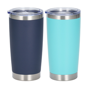 Personalizzato 20oz in acciaio inox caffè Tumbler polvere di alta qualità rivestito sottovuoto bottiglia con paglia carino disegno da viaggio - Product Image 1