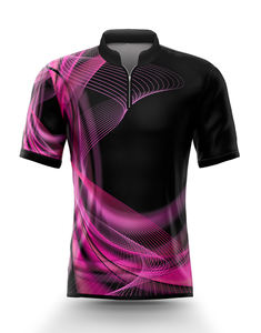 T-shirt de sport réversible personnalisé pour homme et femme, 1/4 zip, imprimé, jersey de bowling et de golf, technique de sublimation - Product Image 4