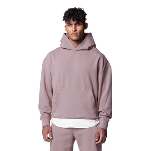 Logotipo personalizado de fábrica Algodón Jogger Streetwear Alta calidad Adulto Tallas grandes Sin cordón Sudaderas con capucha para hombre Sudaderas con capucha y sudaderas para hombre - Product Image 2