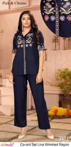 ชุดเดรสแฟชั่นสไตล์อินเดียตะวันตก Maruti ชุดผ้า kurta/kurti ชุดสูทสูททำงานปักสำหรับผู้หญิงใส่ไปงานปาร์ตี้แบบลำลองคุณภาพดี - Product Image 3