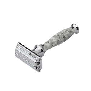 Navaja de Afeitar de Acero Inoxidable de Bajo Precio, Navaja de Afeitar de Seguridad para Barbería, para Hombres |   Navaja de Barbero de Acero de Damasco de un Solo Filo - Product Image 1