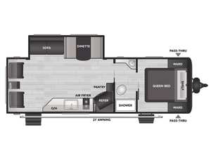 Nuevas caravanas de viaje Keystone Coleman 25R 2026 a precio de fábrica, se pueden organizar para pedidos grandes - Product Image 2