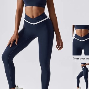 Ropa de Yoga de alta calidad de nuevo diseño, ropa de entrenamiento, ropa deportiva para mujer, conjuntos de Yoga de 2 piezas - Product Image 5