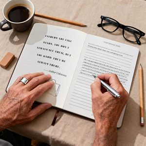 Carnet de notes classique en cuir avec motifs gravés d'arbres – Partagez les souvenirs de famille, un cadeau significatif pour la Saint-Valentin ou un anniversaire - Product Image 3