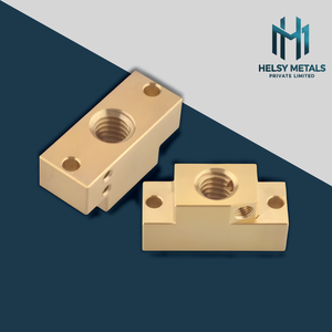 Wholesale CNC Brass Threaded <b>Block</b> High Strength Corrosion Resistant Brass <b>Mounting</b> Components For Mechanical Applications - Product Image 6