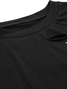 Camiseta Corta de Alta Calidad para Mujer, Tejido Suave y Transpirable, Manga Corta, Anti-Pilling, Opciones Personalizables para el Verano - Product Image 3