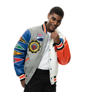 Venta al por mayor chaquetas universitarias para hombres con parches de logotipo de manga larga ropa de invierno chaquetas universitarias de béisbol Collage - Product Image 3