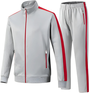 Survêtements d'hiver personnalisés de haute qualité pour hommes, coupe classique, couleur unie, pour l'entraînement - Product Image 1