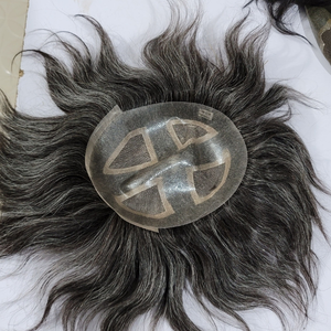 Men's Natural Brazilian <b>Hair</b> Lace Front Toupee Remy <b>Hair</b> Replacement Units with Skin Perimeter Kinky Straight Deep Wave Styles - Product Image 3