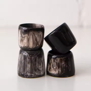 <b>Rustic</b> Handcrafted Horn Napkin Rings <b>Set</b> Natural Material Napkin Holders for <b>Dining</b> <b>Table</b> Unique Decorative Accessories - Product Image 6