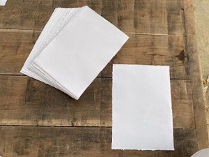 Boîte de mariage en coton faite à la main avec impression offset de style féerique à bord blanc recyclé 25-50 Pack pour les jours spéciaux - Product Image 2