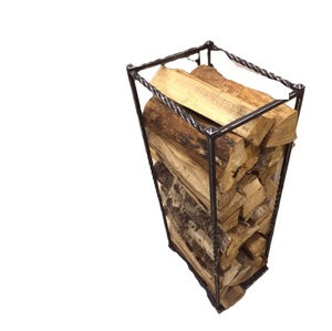 Nouvelle vente de porte-bûches en fer autoportant en plein air pour stocker des bûches coupées dans le jardin ou l'arrière-cour couleur de forme de taille personnalisée - Product Image 1