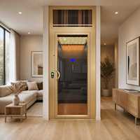 Ascenseur domestique sans gaine, faible bruit, 3 étages, sans fosse, petit ascenseur vertical pour maison, villa, petit appartement