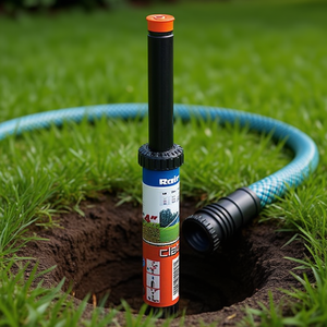 Arroseur statique souterrain Claber RAINJET 90055 avec jet de 4 m pour tuyau de 1 pouce, arroseur de jardin - Product Image 3