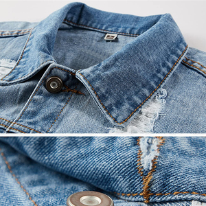 Conjunto de Jeans Personalizados de Alta Calidad para Hombre, Chaqueta Vaquera Vintage de Alta Calidad y Pantalones de Mezclilla, Traje Deportivo, Conjunto de Mezclilla - Product Image 5