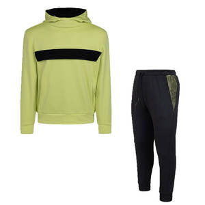 2025ชุดวอร์ม2ชิ้นระบายอากาศได้ดีมีสไตล์ใหม่100% ผ้าฝ้ายเฮฟวี่เวทมีฮู้ดชุดวอร์มพิมพ์ลาย - Product Image 1