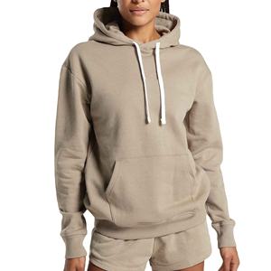 Sudaderas con capucha informales para mujer, Jersey ligero sólido de manga larga, Tops, sudadera holgada sobre sudaderas con capucha para mujer - Product Image 1