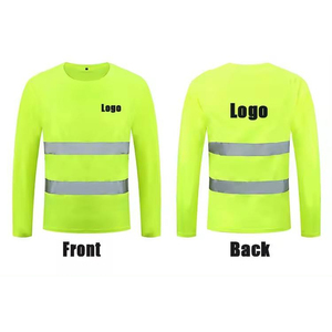 OEM Service Quick Dry O-Neck Mens HI <b>VIS</b> <b>Shirt</b> Custom Printed Lightweight Polyester Activewear <b>T</b> <b>Shirt</b> - Product Image 3