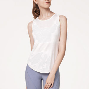 Débardeur d'entraînement de gymnastique conçu sur mesure pour femmes marque privée haut en jersey respirant grande taille gilet de fitness décontracté coton/bambou - Product Image 4