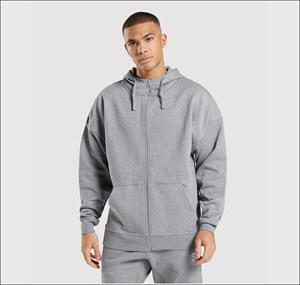 Sweats à capuche zippés personnalisables de qualité supérieure, vente chaude, sweats à capuche zippés bleu royal, broderie technique personnalisée, impression, sweats à capuche pour hommes - Product Image 5