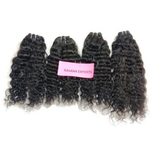 Extensiones de cabello indio Remy de doble trama de color natural alineado cutícula de templo sin procesar 100% al por mayor - Product Image 2