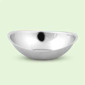 New Decorative Oval Shape Fruit <b>Bowl</b> Restaurant and Hotels Serving Metal <b>Bowl</b> <b>Silver</b> Polished Handmade Salad <b>Bowls</b> - Product Image 2