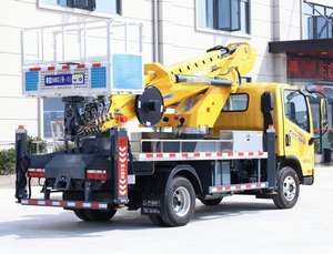 Véhicule de travail en hauteur de 20 m avec boîte de vitesses manuelle automatique diesel d'occasion et grande corbeille de travail - Product Image 5