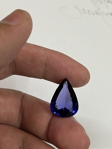 Tanzanita Natural Color Azul Real de Alta Calidad, Forma de Pera, Gran Tamaño, 16.20 Quilates, Piedra Preciosa Suelta, Certificada por IGI, Tratada con Calor - Product Image 2
