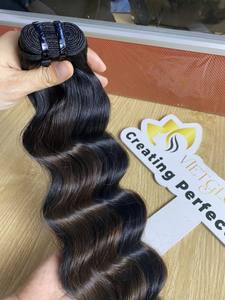 Extensions de cheveux vierges cambodgiens ondulés à double trame, 100% cheveux humains bruts non traités - Product Image 3