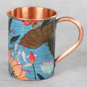 Vente chaude Tasse de voyage sur mesure en métal de haute qualité personnalisé pour boire Fabriqué en Inde - Product Image 4