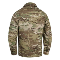 Chemise de terrain camouflage à manches longues pour homme, anti-UV, séchage rapide, résistante à l'usure, design multi-poches, polyester/coton twill