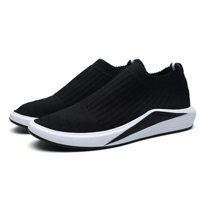 Venta al por mayor de zapatos casuales de tela tejida cómoda, ligeros y transpirables para mujer, nuevos estilos. - Product Image 2