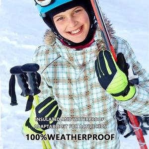 High Best Quality Low Rate Winter Snow Winter Gloves Warm Men Windproof Waterproof for Ski Gloves <b>Top</b> Quality Low Rate - Product Image 4