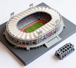 Servicio de Impresión <span class=keywords><strong>3D</strong></span> Industrial FDM SLM SLA, Modelo de <span class=keywords><strong>Arquitectura</strong></span> en Miniatura, Impresión <span class=keywords><strong>3D</strong></span> Económica, Superficie Pulida, Tamaño y Color Personalizados - Product Image 1