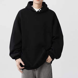 Sweat à capuche pour homme en molleton 100% coton lourd 300g personnalisé avec cordon de serrage, séchage rapide et respirant, coupe régulière, prêt pour l'hiver - Product Image 4