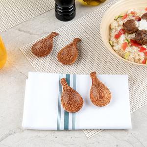 Nouveau design cuillères en bois de noix de coco prix le moins cher cuillère en bois de coco naturel fabriqué par les habitants vietnamiens - Product Image 5