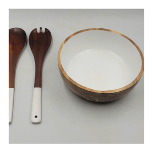 Sustainable Bamboo <b>Bowl</b> from Vietnam Trusted Exporter Supplying Kitchen Dining Tableware Salad <b>Serving</b> for Worldwide Buyers - Product Image 5