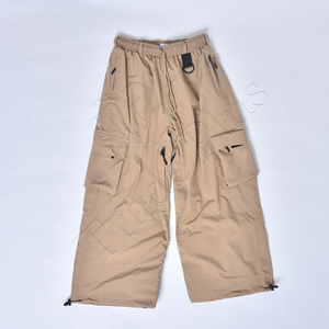 Pantalon de ski baggy oversize imperméable au design personnalisé Pantalon de ski streetwear chaud avec fermeture à glissière personnalisable - Product Image 1