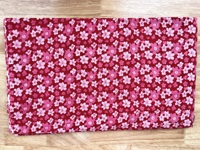 Tissu en coton imprimé floral rouge, fait main, écologique, séchage rapide, pour sacs, chemises, robes, travaux manuels, couture et décoration intérieure pour garçons
