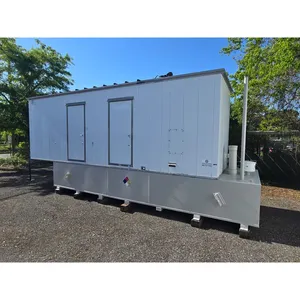 Groupe électrogène diesel industriel triphasé d'occasion 600 kW 480V/240V, groupe de secours commercial fermé - Product Image 2