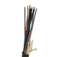 Câble de Fibre Optique GCYFY Souterrain à Spectre Complet en Fil d'Aramide Marqué, Micro-Conduit HDPE, 4 Cœurs, 24 Brins, 72 Fibres