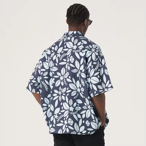 Camiseta de Manga Corta para Hombre, Sólida, Transpirable, para Playa y Verano Tropical - Product Image 5