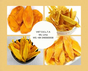 Tranches de mangue séchées moelleuses, procédé AD, 15-20% d'humidité, collation de fruits sucrés, saveur originale, 8-10 cm, emballage en vrac, Vietnam/ Mme Mirabel - Product Image 4
