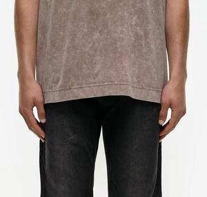 Top des tendances Meilleures ventes Couleur et logo personnalisés pour hommes Respirant Séchage rapide Coupe ample T-shirts à manches courtes 100% coton - Product Image 4