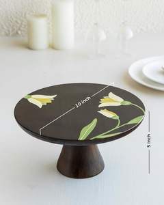 Présentoir à gâteau en aluminium martelé le plus vendu avec des sculptures complexes, idéal pour les mariages rustiques et les célébrations familiales traditionnelles - Product Image 5