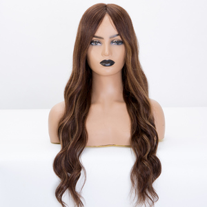 Nueva llegada Venta caliente Pelo Largo 24 pulgadas hermoso color humano virgen pelo Mono pelucas en Stock - Product Image 1