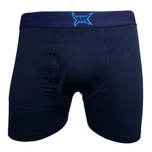Boxers pour hommes 100% coton respirant, taille mi-haute élastique, caleçons courts, extensibles, doux, tricotés, avec logo à la taille, taille 4XL - Product Image 4