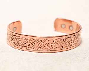 Bracelet cuivre avec 6 aimants-Bracelet cuivre magnétique - Product Image 2